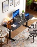 HUANUO Large Electric Height Adjustable Standing Desk