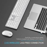 Wireless Full-Size Keyboard and Mouse Combo