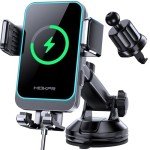 15W Wireless Car Charger with Auto Clamping Holder