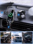 15W Wireless Car Charger with Auto Clamping Holder