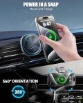MagSafe Wireless Car Charger with Strong Magnet