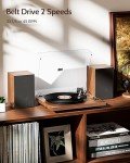 Bluetooth Hi-Fi Vinyl Turntable with 36W Speakers