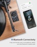 Bluetooth Hi-Fi Vinyl Turntable with 36W Speakers