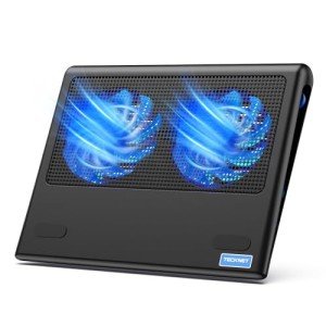 TECKNET Adjustable Laptop Cooling Pad for 12"-15.6