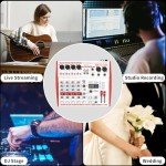 6-Channel Mixer with 99 Effects for PC & Streaming