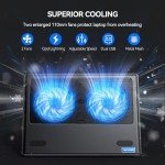 TECKNET Adjustable Laptop Cooling Pad for 12"-15.6