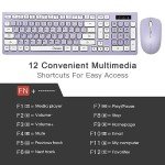 Wireless Keyboard and Mouse Combo with USB Receiver