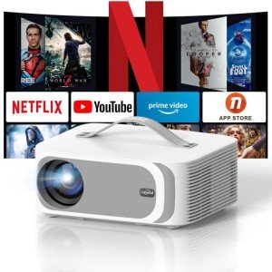 4K WiFi Projector with Dolby Audio & Netflix