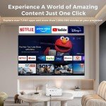 4K WiFi Projector with Dolby Audio & Netflix