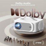 4K WiFi Projector with Dolby Audio & Netflix