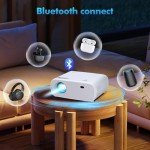 WiFi & Bluetooth 1080P Portable Outdoor Projector