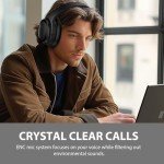 Tapaxis Wireless Active Noise Cancelling Headphones - Matte Black
