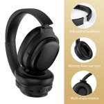 Tapaxis Wireless Active Noise Cancelling Headphones - Matte Black