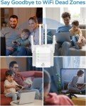 1200Mbps WiFi Range Extender for Home Use