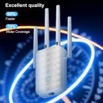 Long Range WiFi Extender Signal Booster 1200Mbps
