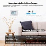 Aowel Non-Programmable Thermostat with Temperature Monitor