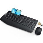 Ergonomic Wireless Keyboard and Mouse Combo Set