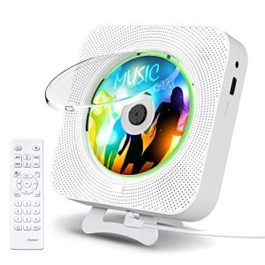 KOVCDVI Bluetooth Portable CD Player with Speakers
