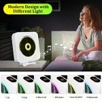 KOVCDVI Bluetooth Portable CD Player with Speakers
