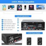 AK45 Pro 50W Bluetooth Stereo Amplifier for Home