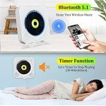 KOVCDVI Bluetooth Portable CD Player with Speakers