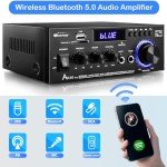 AK45 Pro 50W Bluetooth Stereo Amplifier for Home
