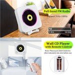 KOVCDVI Bluetooth Portable CD Player with Speakers