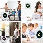 KOVCDVI Bluetooth Portable CD Player with Speakers