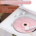 Retro Bluetooth CD Player with Speakers and Remote