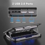 KYOLLY Ultra Slim Laptop Cooling Pad with Fans