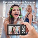 48MP UHD 4K Vlogging Camera with Zoom and Accessories