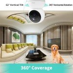 360° AI Security Camera for Home & Pets