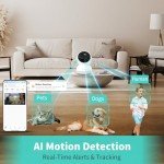 360° AI Security Camera for Home & Pets