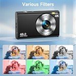 48MP UHD 4K Vlogging Camera with Zoom and Accessories