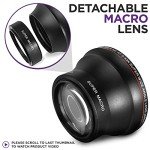 Altura Photo 49MM Wide Angle Lens for Canon