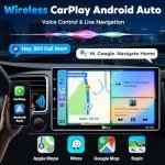 PLZ 10.1" Wireless Car Radio Stereo with Apple Carplay