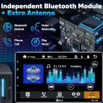 PLZ 10.1" Wireless Car Radio Stereo with Apple Carplay