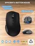 Ergonomic Wireless Keyboard and Mouse Combo Set
