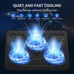 TECKNET Portable USB Laptop Cooling Pad with Fans