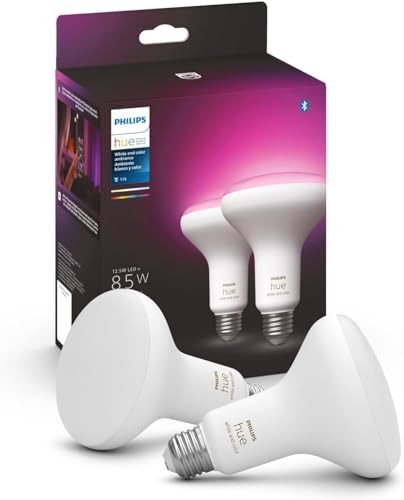 Philips Hue BR30 Smart LED Light Bulbs - 2 Pack