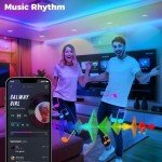 Smart RGBWW LED Recessed Lights with Music Sync