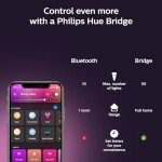 Philips Hue BR30 Smart LED Light Bulbs - 2 Pack