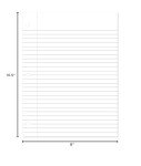 Wide Ruled Loose Leaf Paper - 400 Sheets