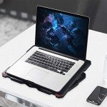 AICHESON 5-Fan Laptop Cooling Pad with LED Lights