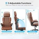 Sytas Comfy Leather Office Chair with Adjustability
