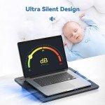 TECKNET Portable USB Laptop Cooling Pad with Fans