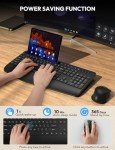 Ergonomic Wireless Keyboard and Mouse Combo Set