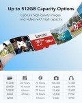 Lexar 128GB Micro SD Card with Adapter, 100MB/sec