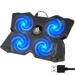 KLIM Wind 2024 Laptop Cooling Pad with 4 Fans
