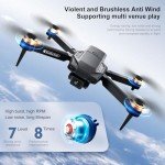 4K Camera Drone for Beginners and Adults